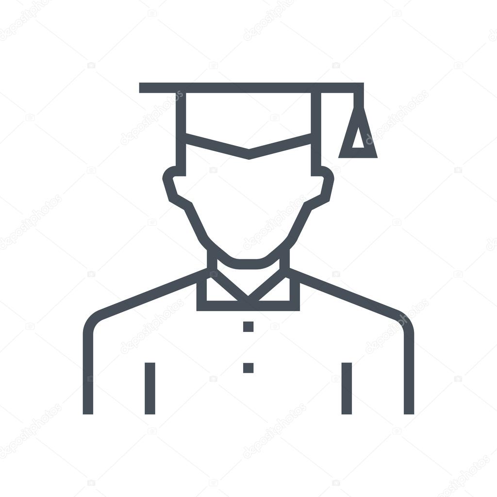 Graduate, student avatar icon