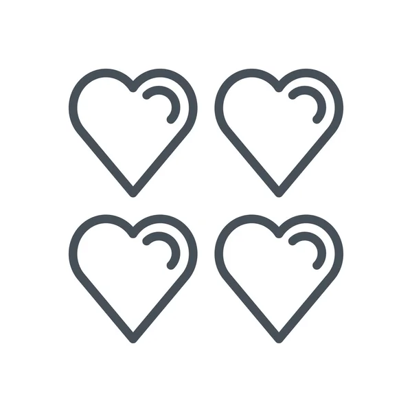 Hearts, life icon — Stockvector