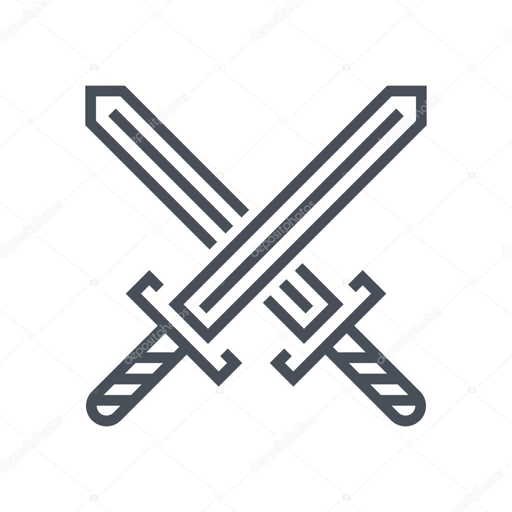 Crossing swords icon