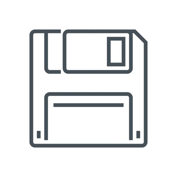 Diskettestation, opslaan pictogram — Stockvector