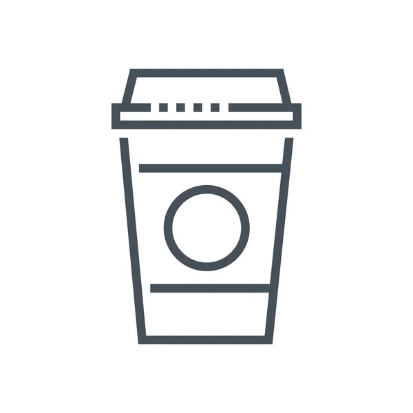 Koffie thema pictogram — Stockvector