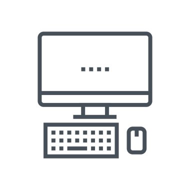 Bilgisayar, klavye simgesini