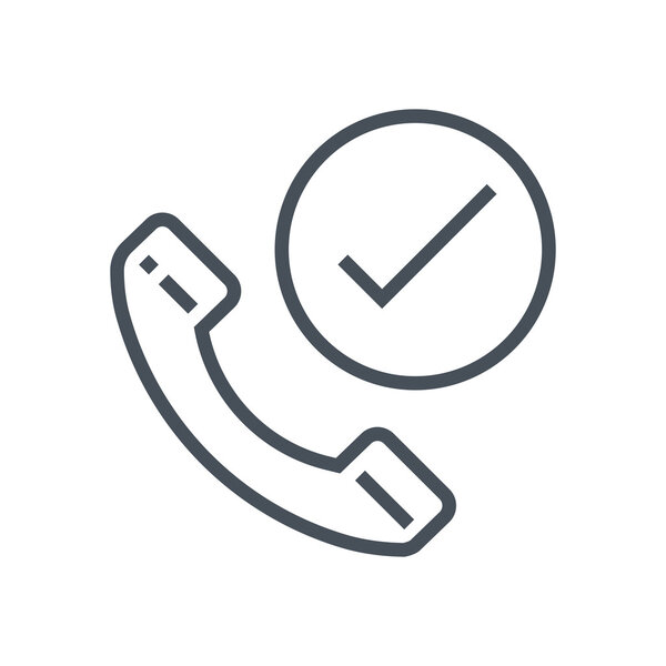 Значок телефонного звонка
