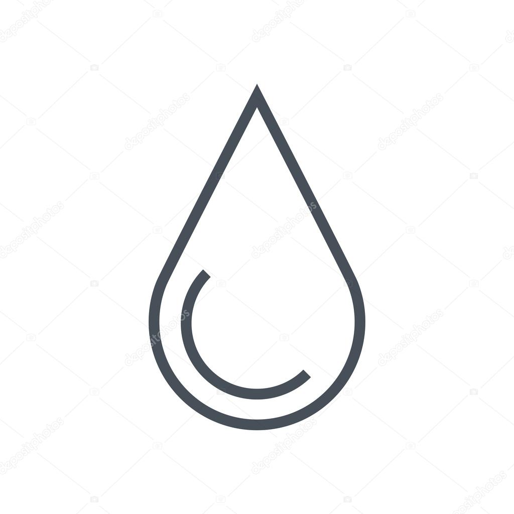 Hydro energy icon suitable for info graphics, websites and print media and  interfaces. Line vector icon.