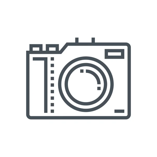 Tema fotocamera icona — Vettoriale Stock