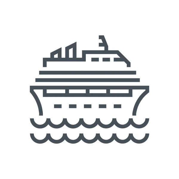 Cruise thema pictogram — Stockvector