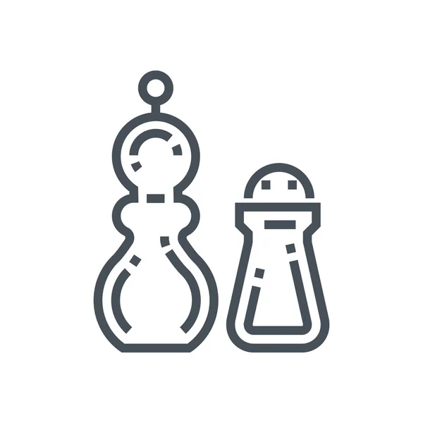 Salt and pepper icon — Stock Vector