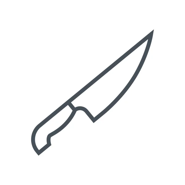 Knife, kitchen icon — Stock Vector