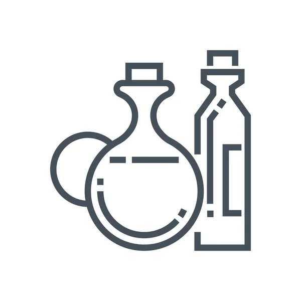 Olive oil bottle icon — Stock Vector