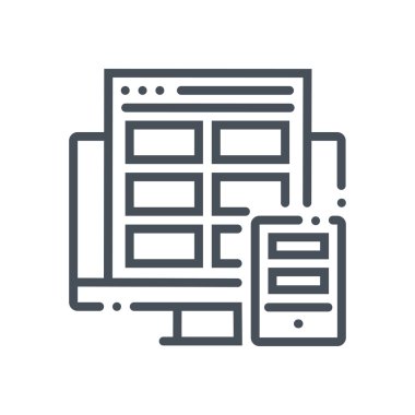 Duyarlı, adaptif simgesi