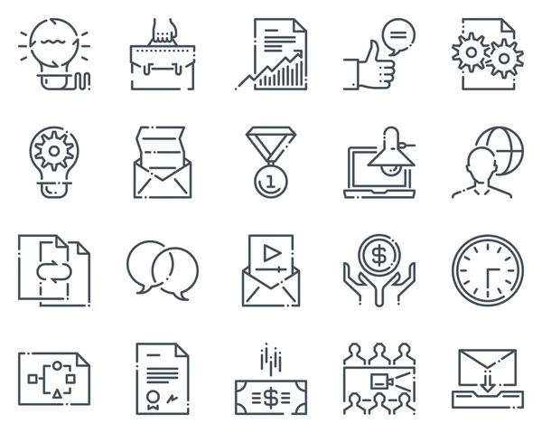 Conjunto de ícones de desenvolvimento de projeto —  Vetores de Stock