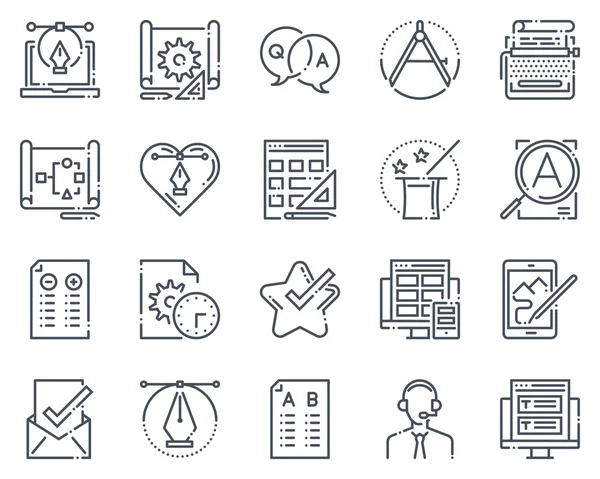 Conjunto de ícone de design —  Vetores de Stock