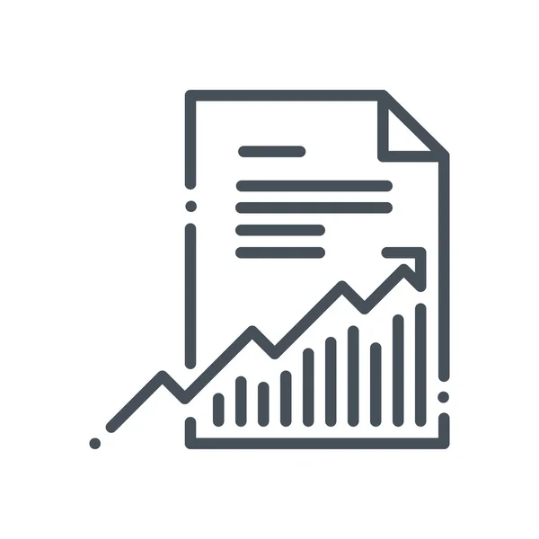 Ícone de finanças e dados —  Vetores de Stock