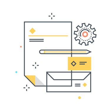 Renk çizgisi, marka illüstrasyon