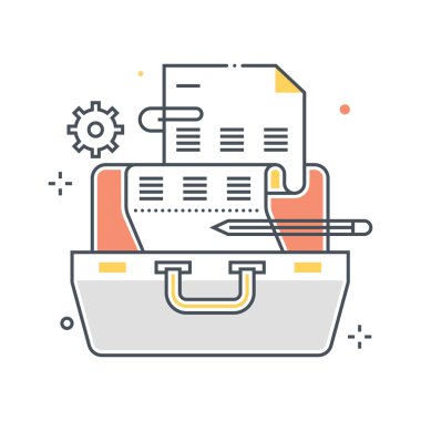 Bavul illüstrasyon, simgesi