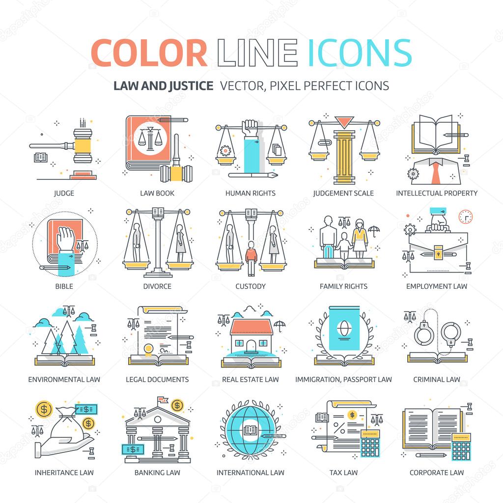 Color line, law illustrations