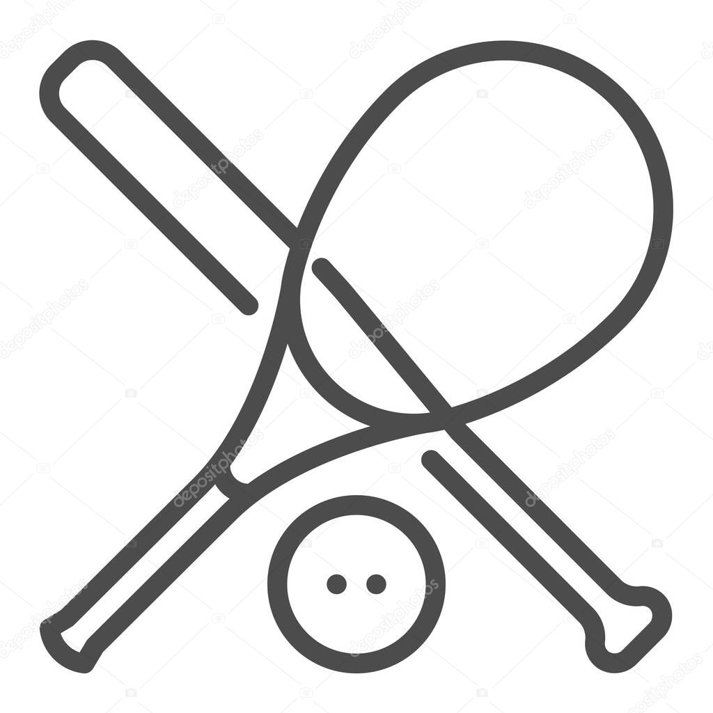 Sports industry, square line vector icon.