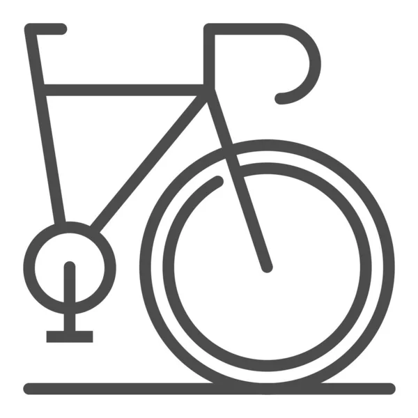 Cyclism Square Line Vector Icon — Διανυσματικό Αρχείο