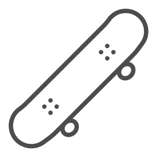 Skateboarding Vektorsymbol Mit Quadratischen Linien — Stockvektor