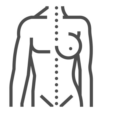 Transseksüel, kare çizgi vektör simgesi