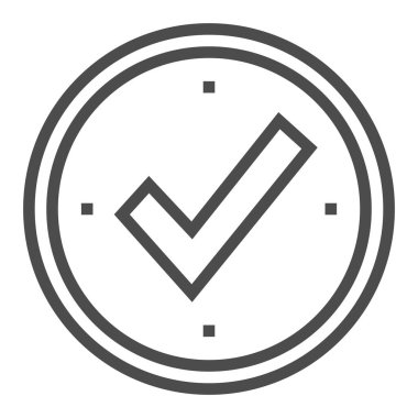 İşaretle, kare çizgi vektör simgesi