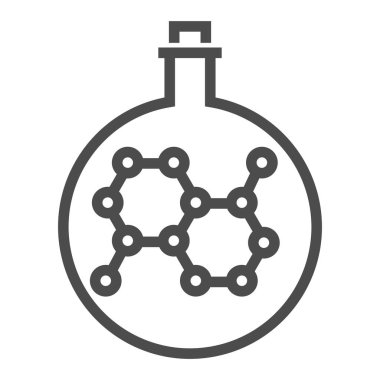 Koruyucu, kare çizgi vektör simgesi.