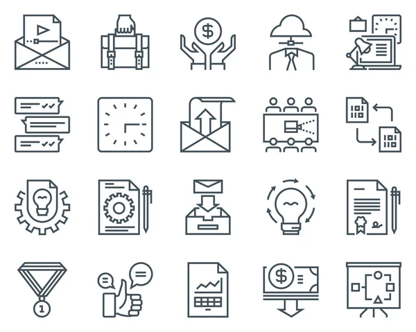 Project development icon set — Stock Vector