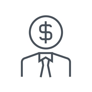 Employee, wages theme icon
