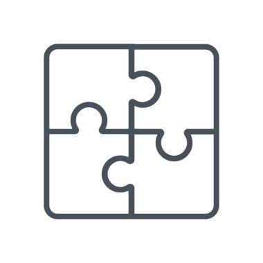 Parçalı bulmaca, iş çözüm simgesi 