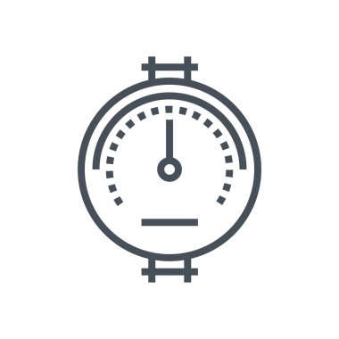 Basınç ölçer simgesini