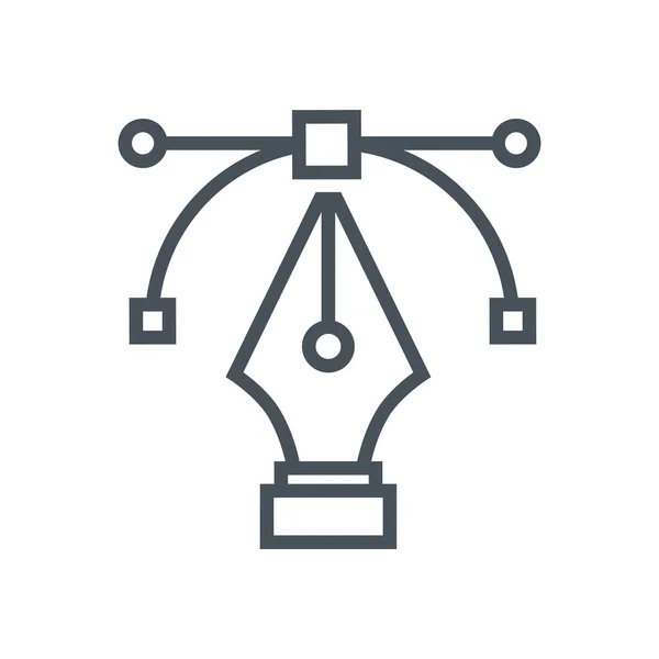 Graphics design icon — Stock Vector