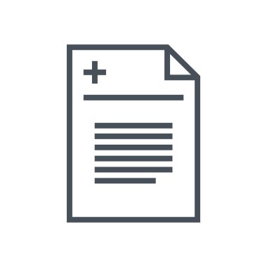 tıbbi kayıtları simgesi