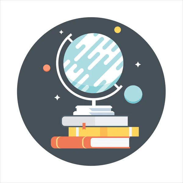 Education, explore theme, flat style, colorful, vector icon for — ストックベクタ