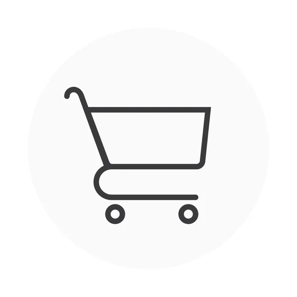 Icono del carrito de compras — Vector de stock