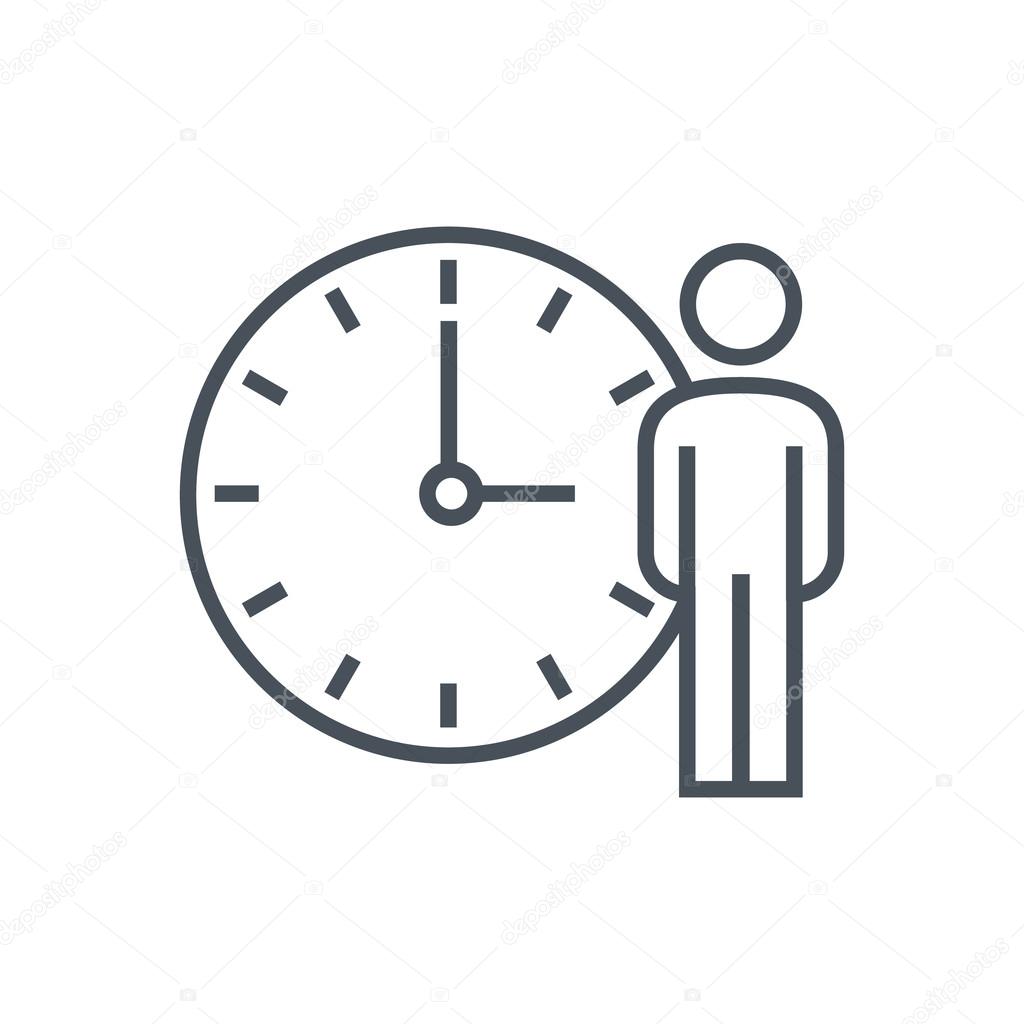 illustrator work clock illustrator work clock