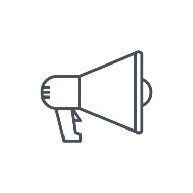 Digital marketing, megaphone icon