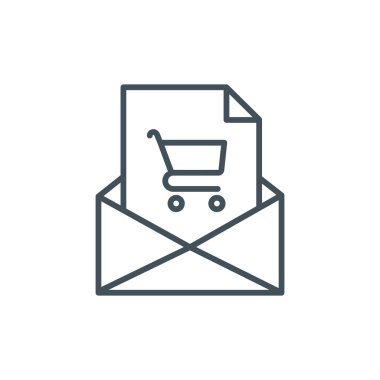 Email icon suitable for info graphics, websites and print media.