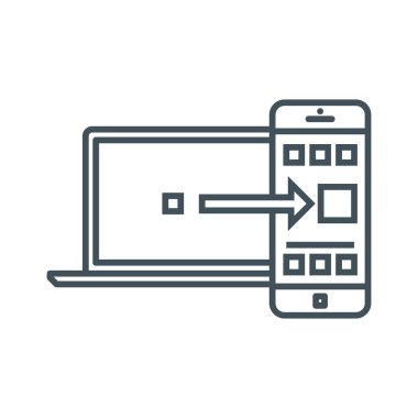 Aktarım, simge senkronize