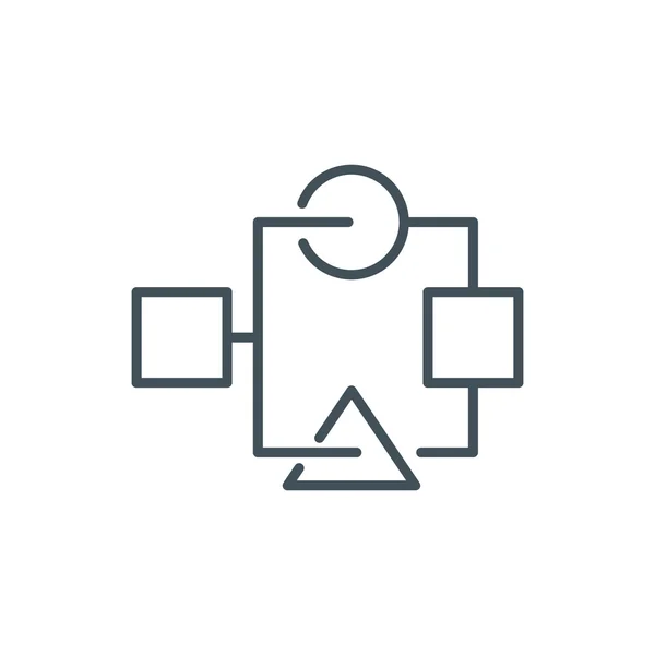 Organização, ícone da folha de dados —  Vetores de Stock