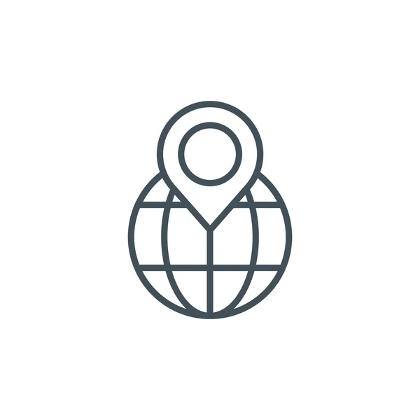 Geo-Standort-Symbol — Stockvektor