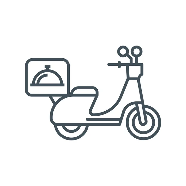 Entrega moto icono — Vector de stock