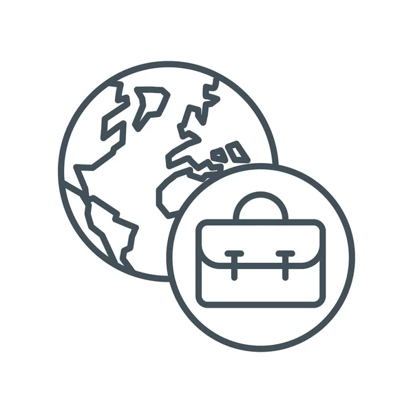 Internationale zakelijke pictogram — Stockvector