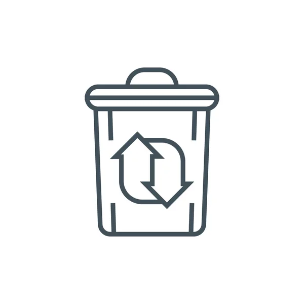 Icono del centro de reciclaje — Vector de stock