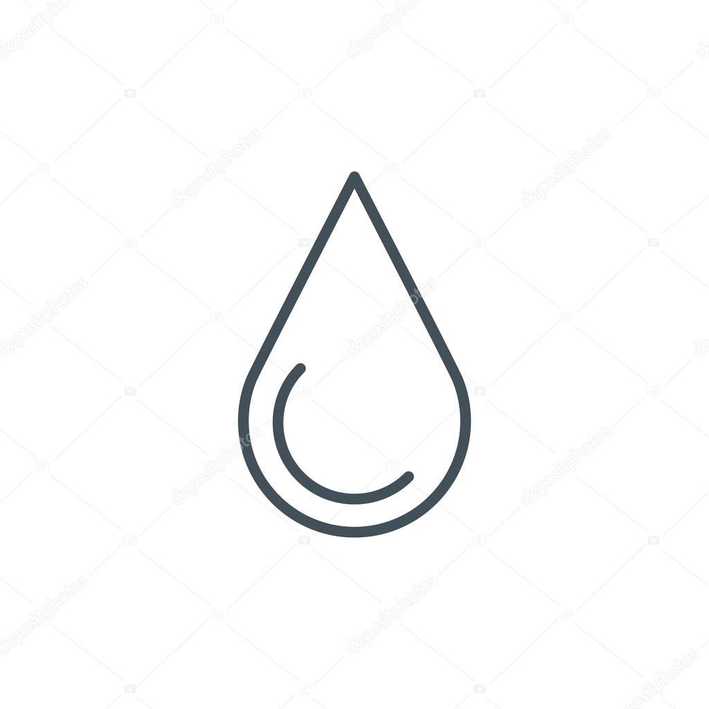 Hydro energy icon suitable for info graphics, websites and print media and  interfaces. Line vector icon.
