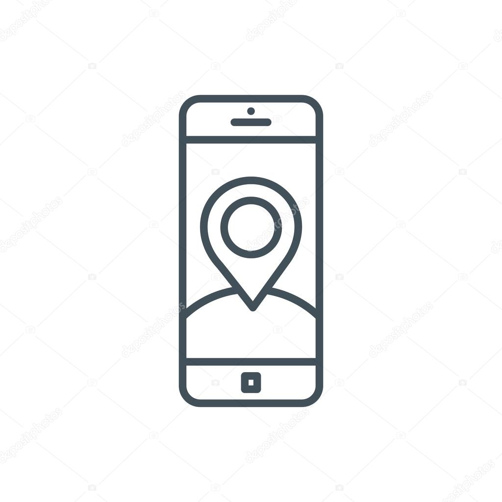 Mobile location icon