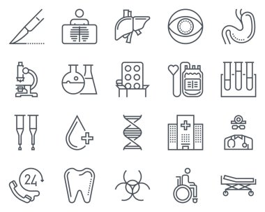 Hastane Icon set