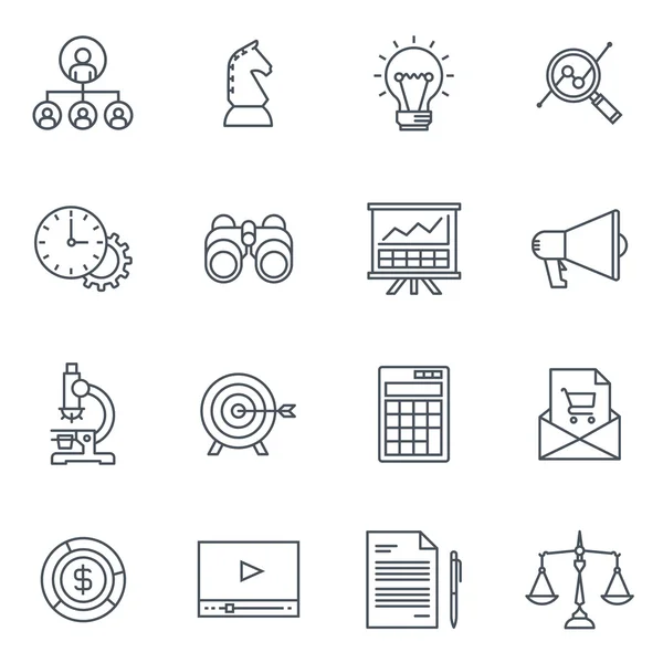 Business and finance icon set — Stock Vector