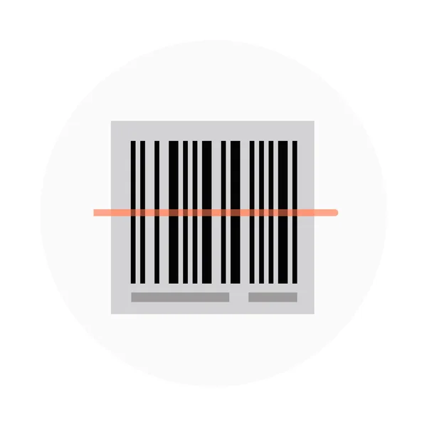 Bar code theme icon — Stockový vektor