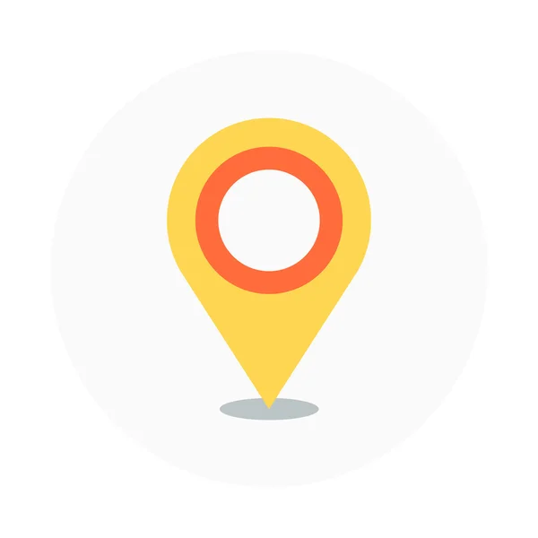 Geo targeting theme, flat style, colorful, vector icon — 스톡 벡터
