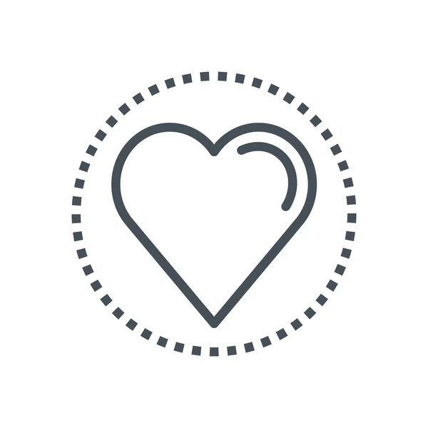 Amor, Día de San Valentín icono — Vector de stock